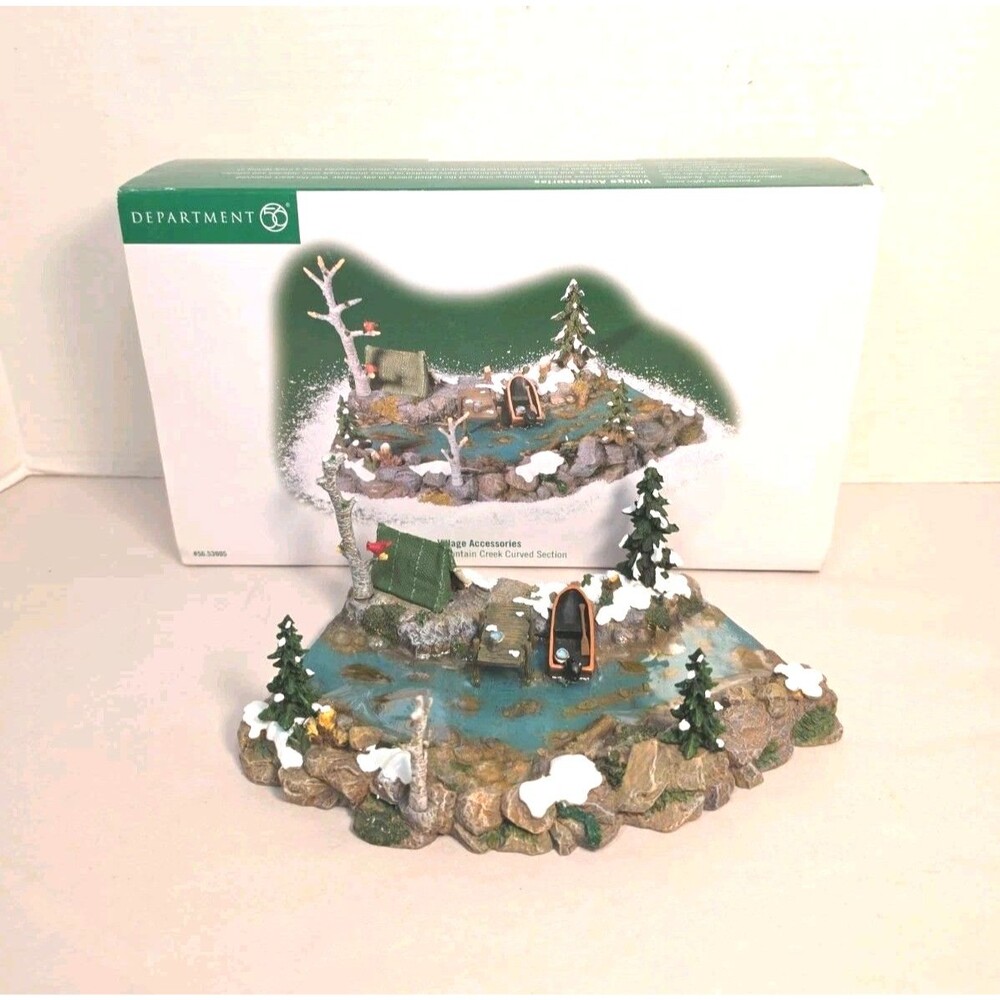 2001 Dept 56 Mountain Creek Curved Section 53005 Retired READ